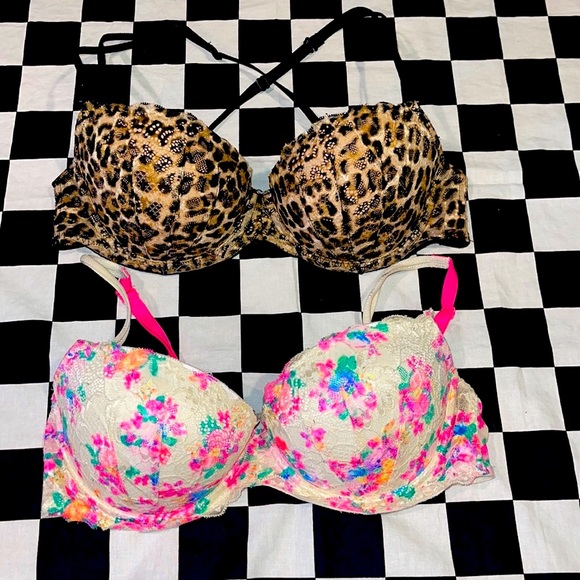 Victorias Secret Push-Up Balcony Bras - Size 36C - Picture 1 of 8